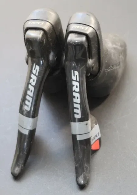 SRAM RED シフター 2×10 カーボン SRAM Red 10 speed Double Double Tap 2 x10 Carbon Integrated