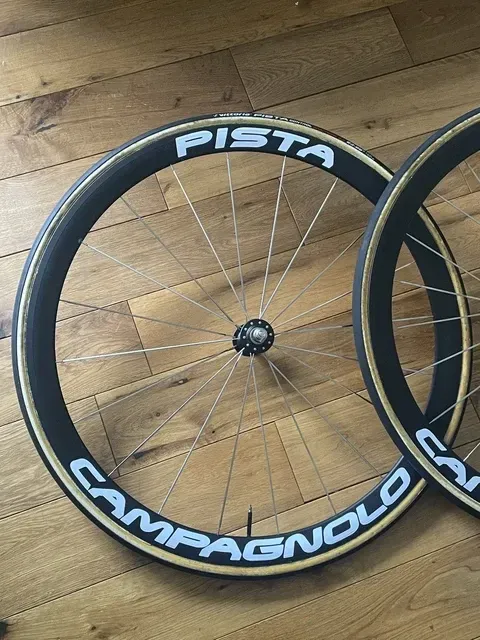 Campagnolo Pista Tubular Wheelset Fixed Gear Track Wheels | Rad Bazaar