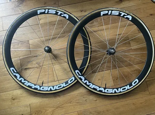 Campagnolo Pista Tubular Wheelset Fixed Gear Track Wheels | Rad Bazaar